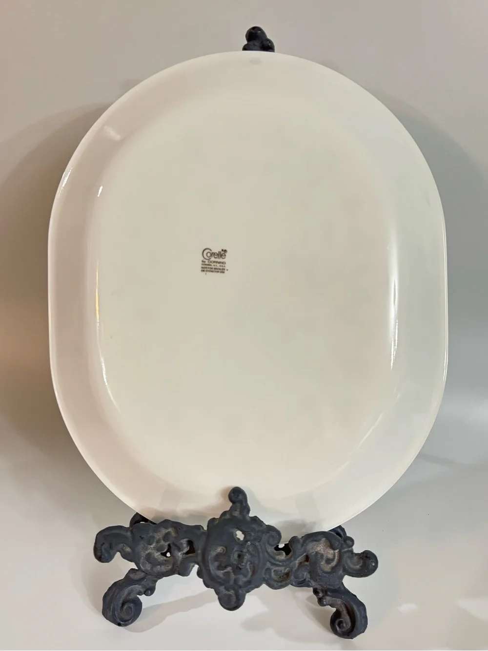 Corelle Platter Corning Strawberry Sundae Oval Serving Platter Plate